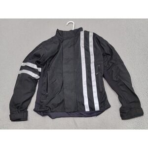 Corazzo Jacket Mens Medium (Fits Small) Reflective Striped Motorcycle Armor